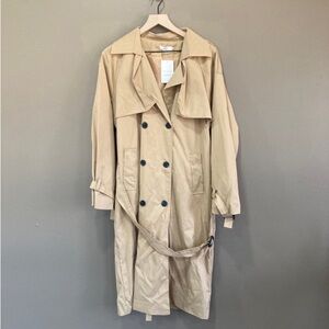 Women's Elegant Tan Trench Coat